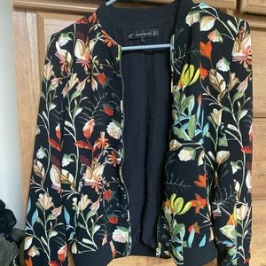 Zara floral bomber
